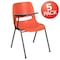 Flash Furniture Orange Tablet Arm Chair, PK5 5-RUT-EO1-OR-RTAB-GG - alternate 6